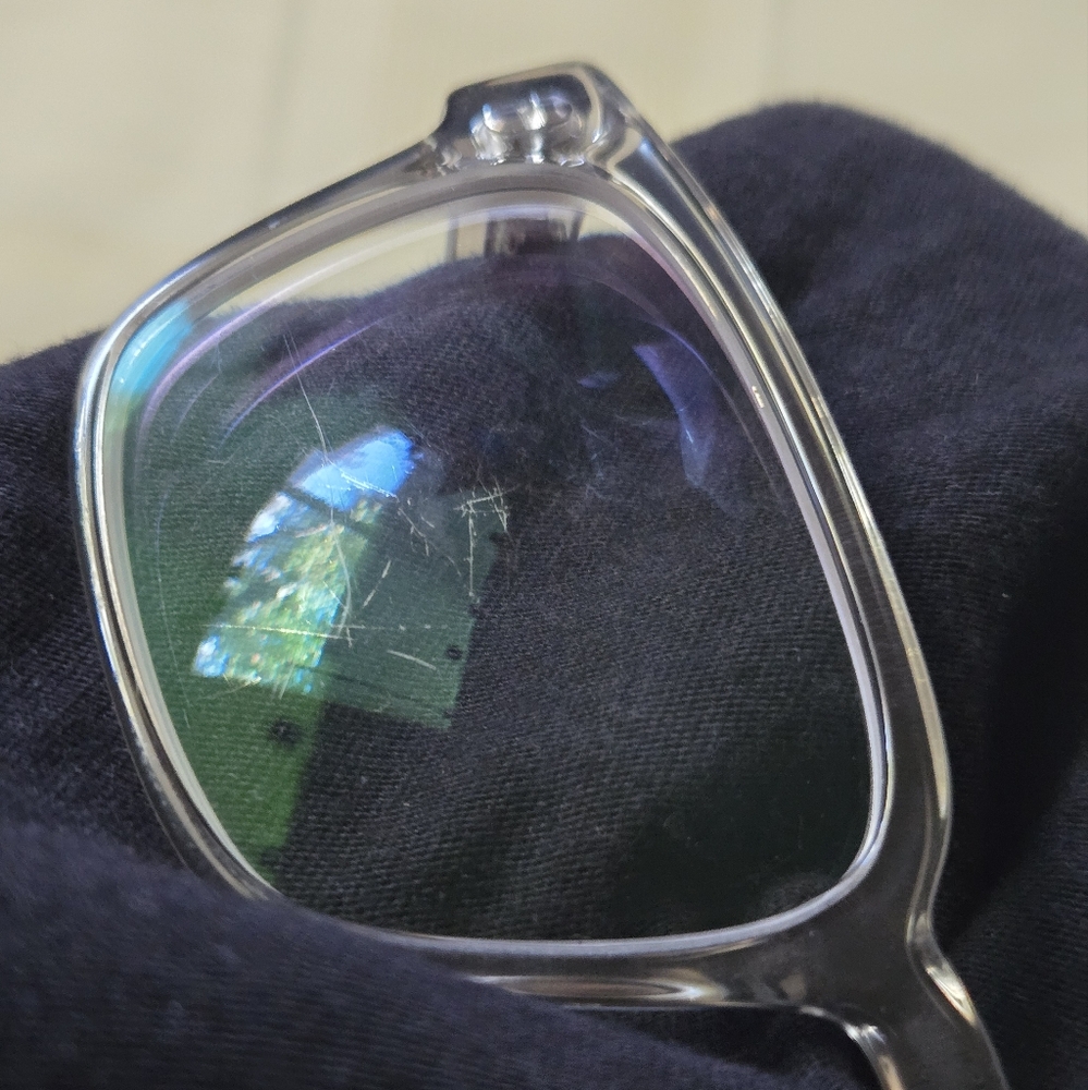 Prada Men's Transparent Gray Glasses - Picture 12 of 15